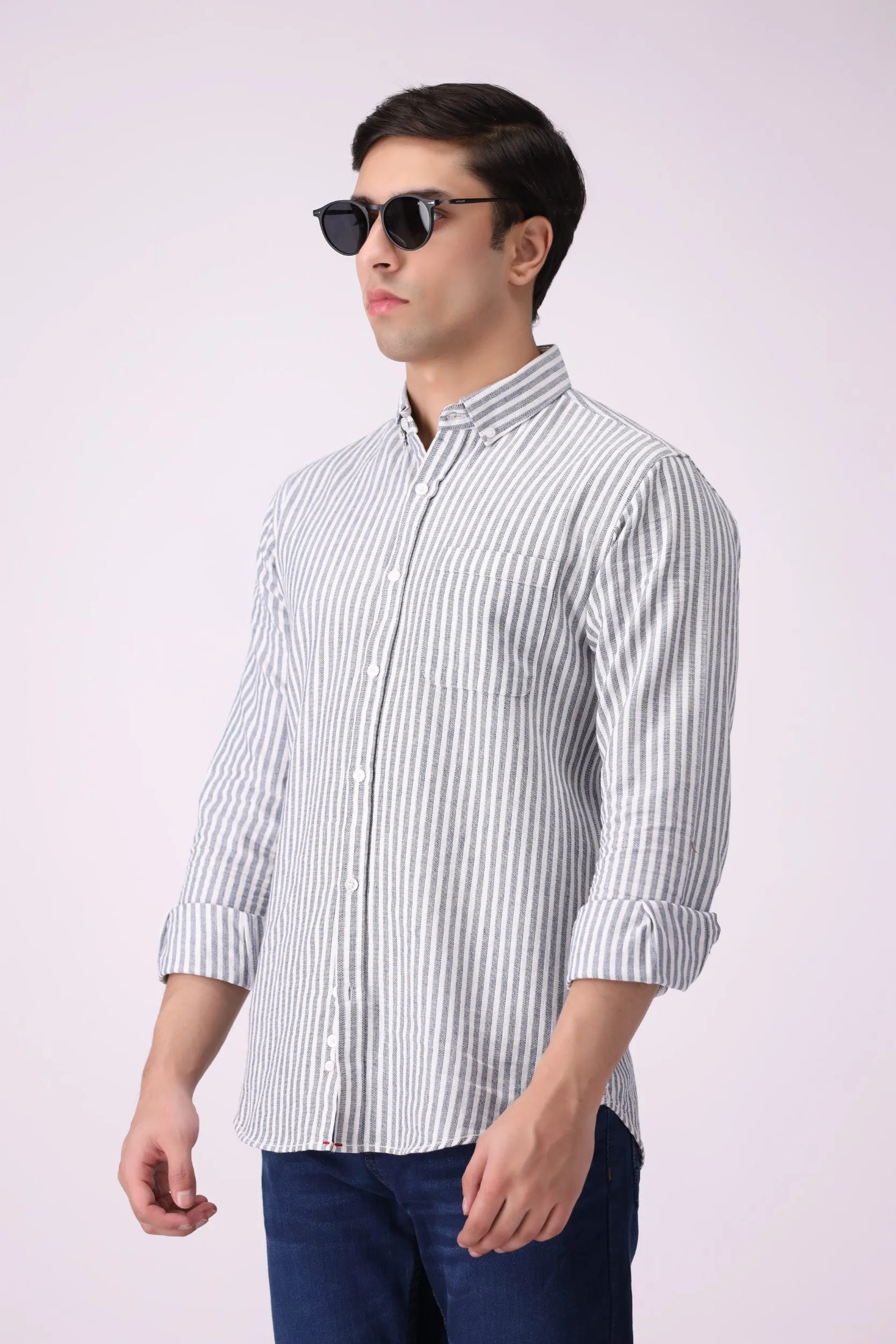 UrbanStripe Casual Shirt