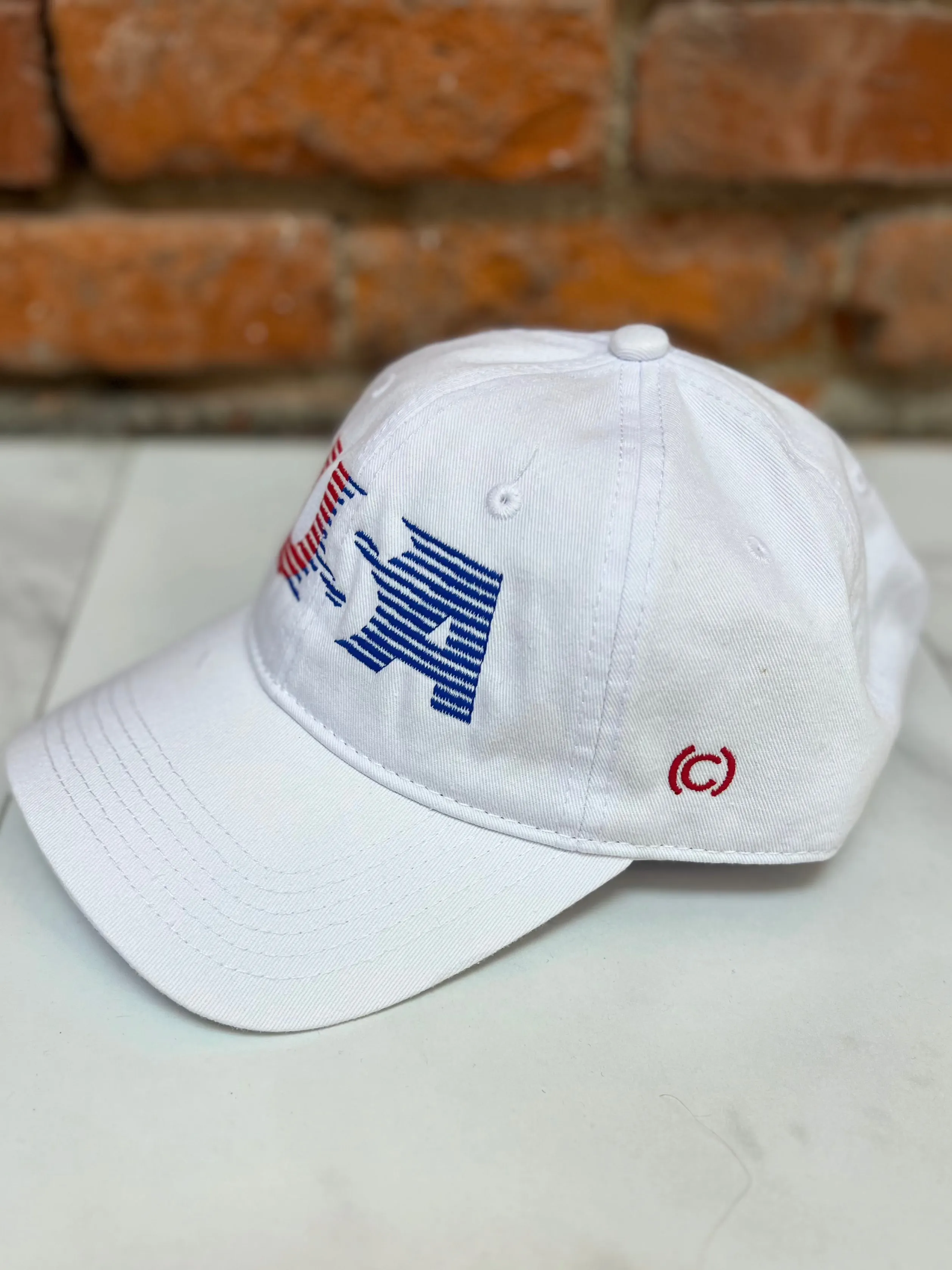 USA Retro White Hat
