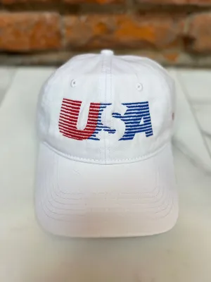 USA Retro White Hat