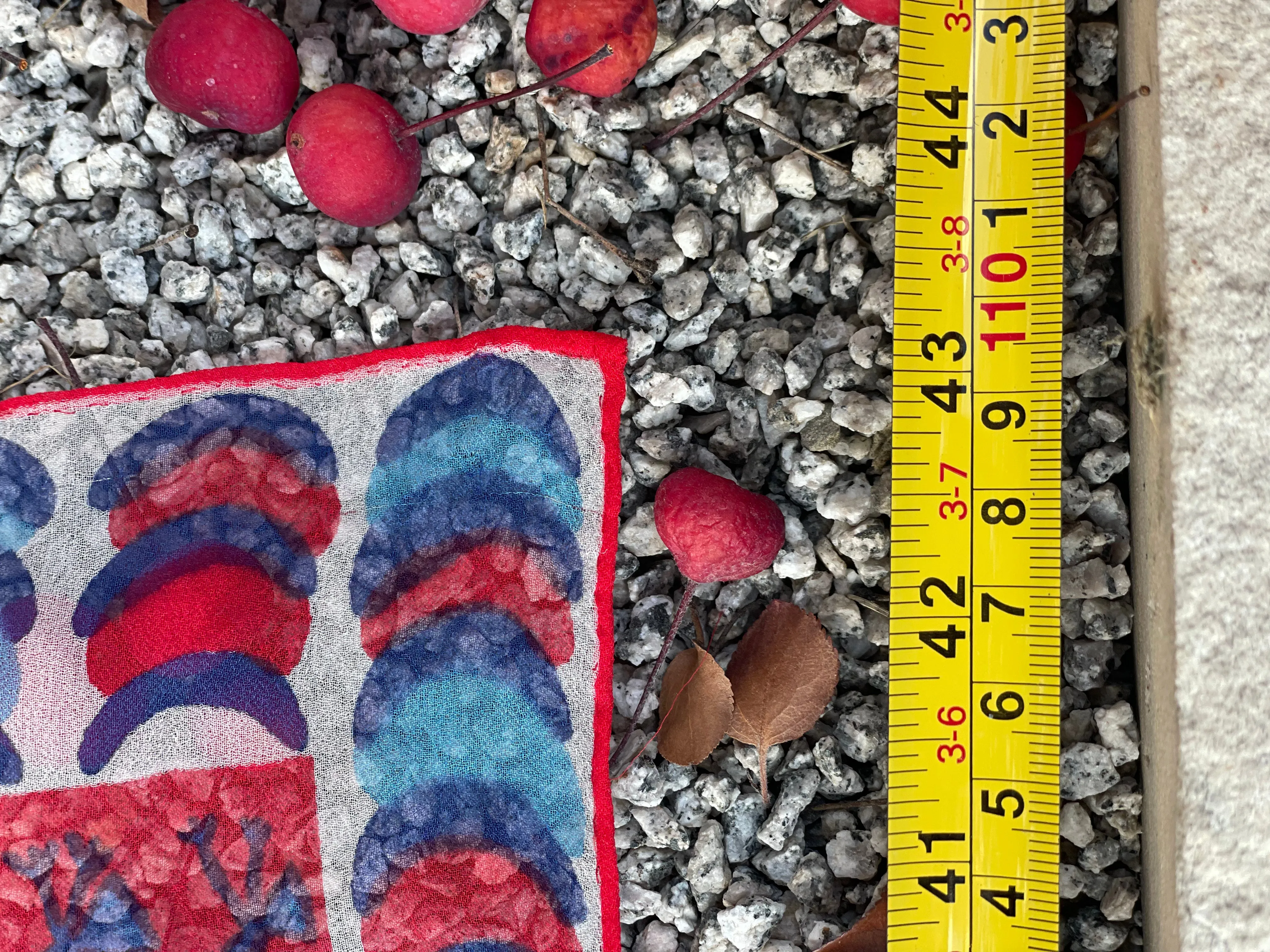 Vera Neumann Verasheer Vintage Scarf in Red White and Blue