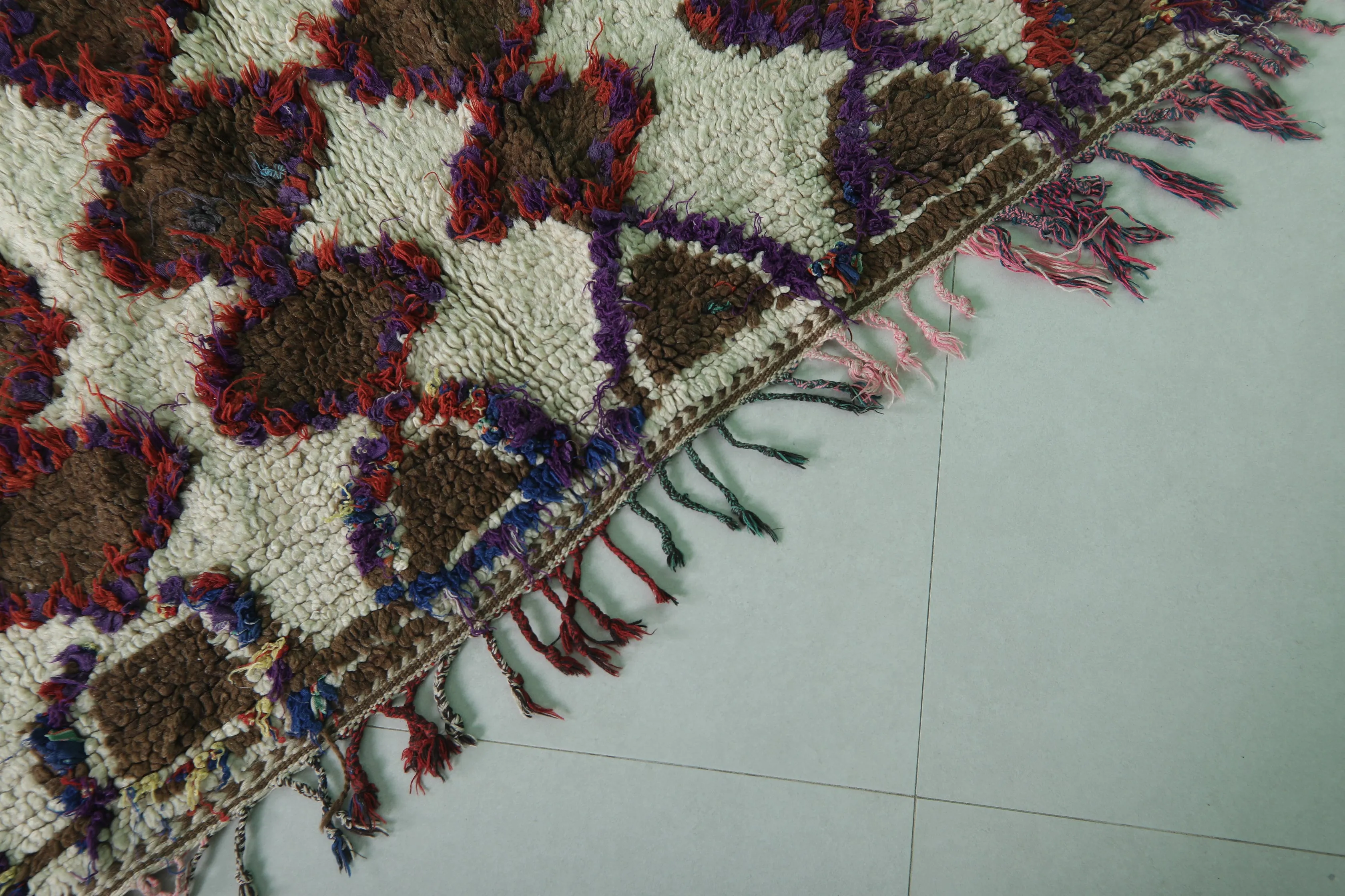 Vintage Berber Rug 5.1 X 7.8 Feet – Handwoven Moroccan Carpet