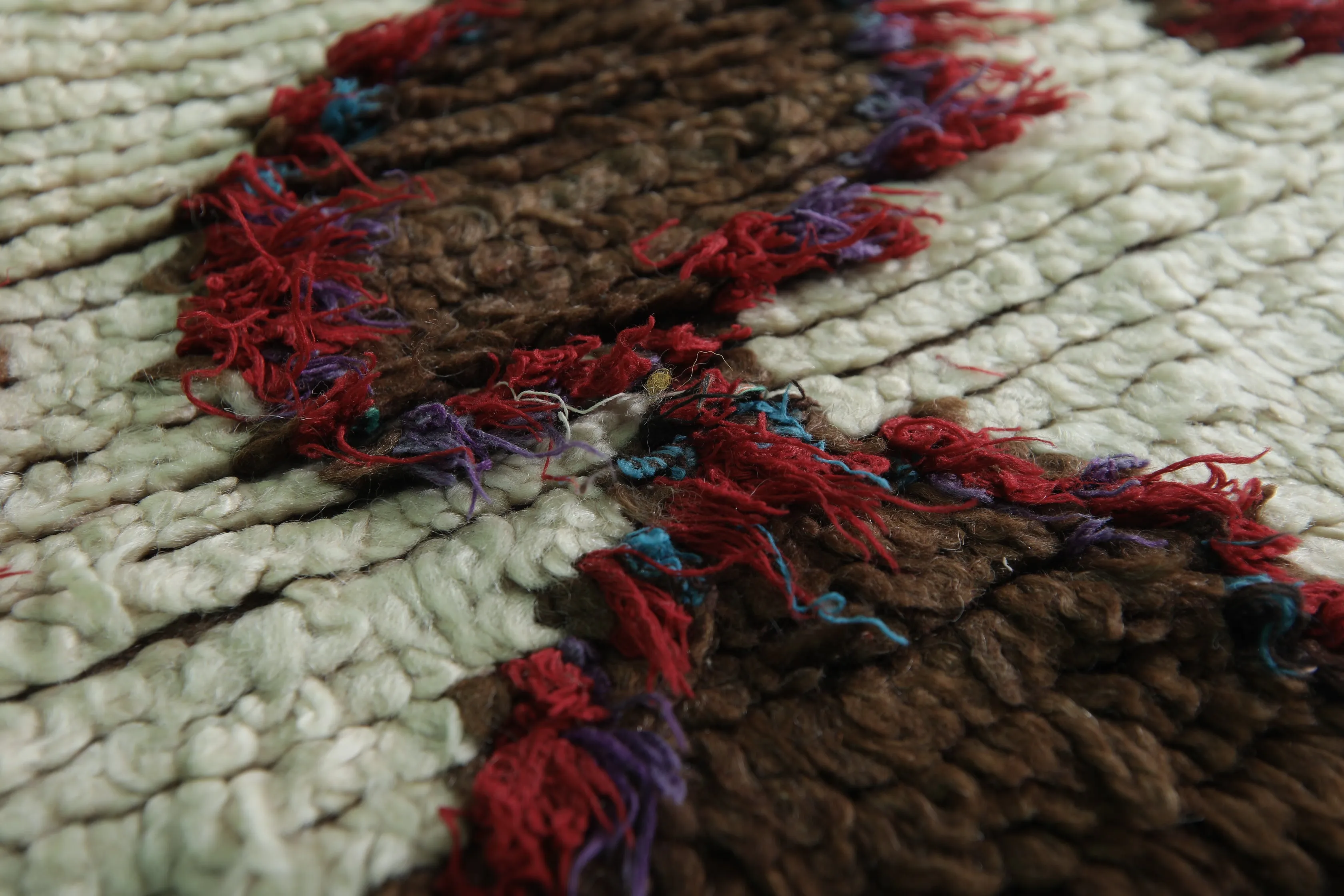 Vintage Berber Rug 5.1 X 7.8 Feet – Handwoven Moroccan Carpet