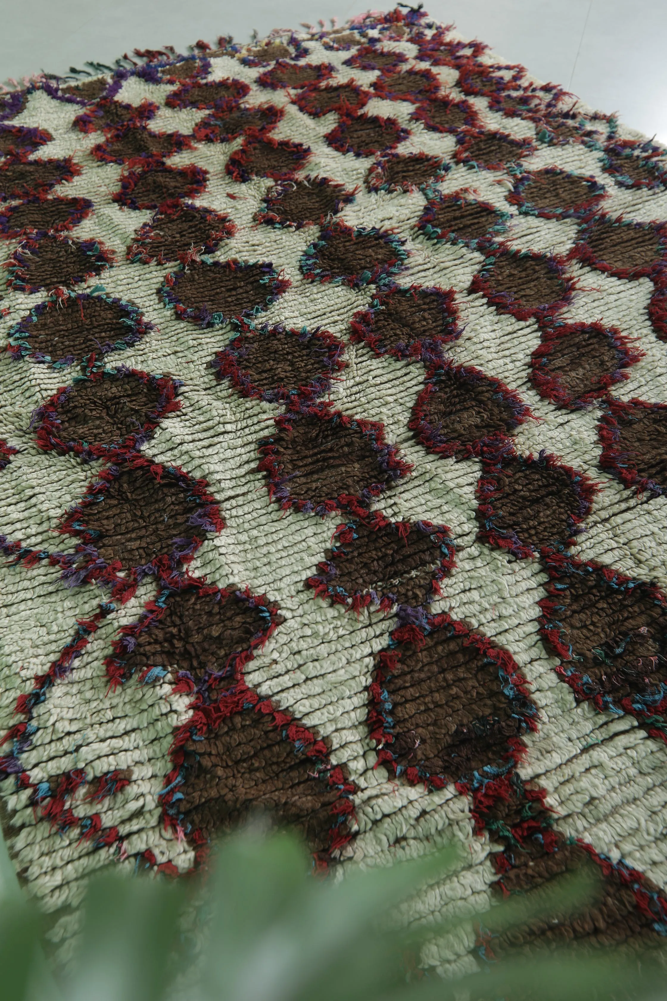 Vintage Berber Rug 5.1 X 7.8 Feet – Handwoven Moroccan Carpet