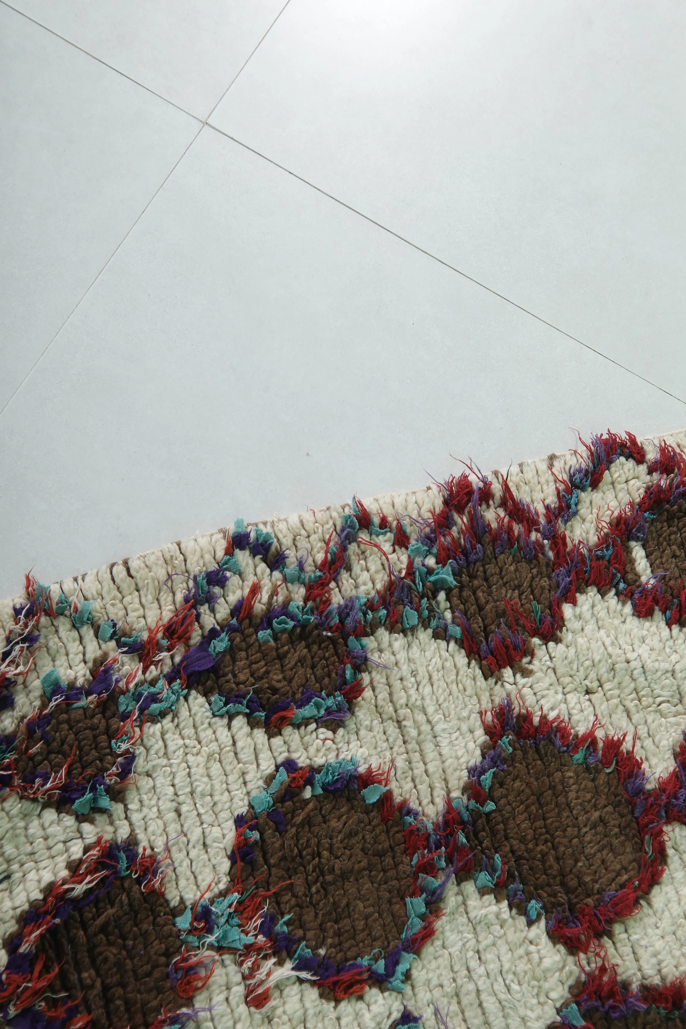 Vintage Berber Rug 5.1 X 7.8 Feet – Handwoven Moroccan Carpet
