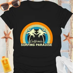Vintage California Surfing Paradise Graphic T-Shirt