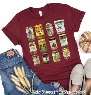 Vintage Canned Pickles Fun Fall Tee