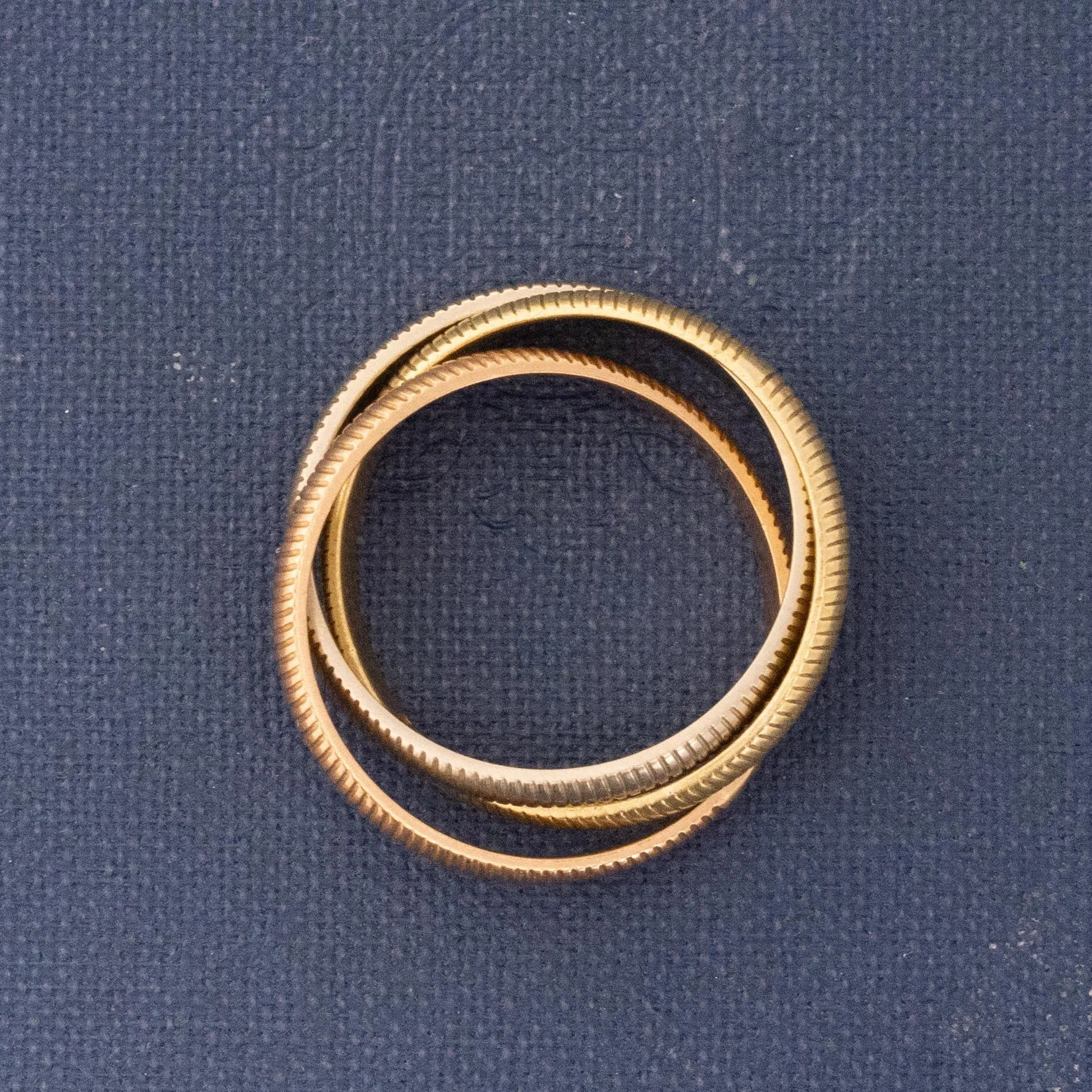 Vintage Fluted Trinity Ring by Cartier