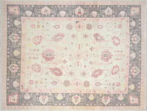 Vintage Turkish Oushak Rug - 10'5" x 13'11"