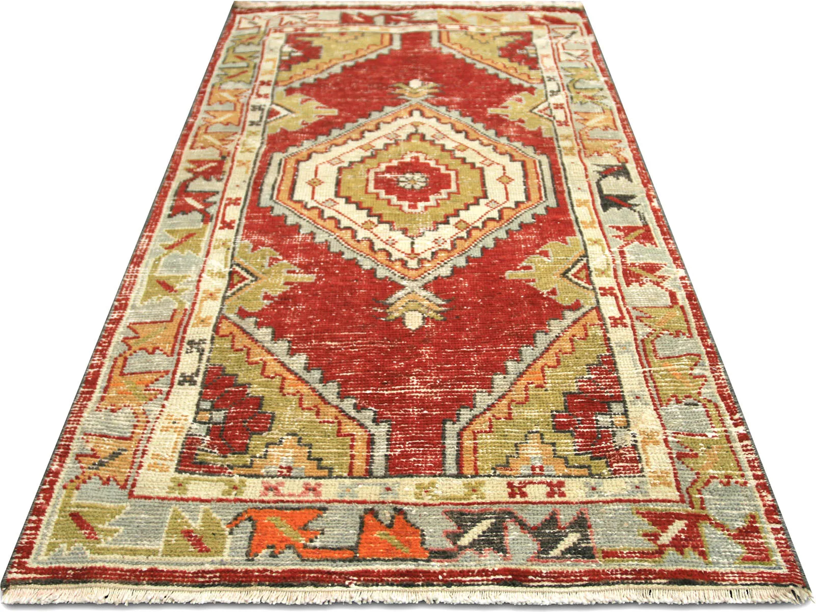 Vintage Turkish Oushak Rug - 2'6" x 5'