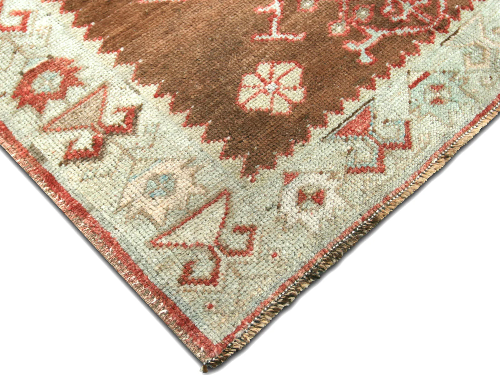 Vintage Turkish Oushak Rug - 3'6" x 4'7"