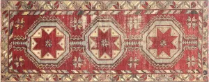 Vintage Turkish Oushak Rug - 4'5" x 10'11"