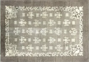 Vintage Turkish Oushak Rug - 6'9" x 9'7"
