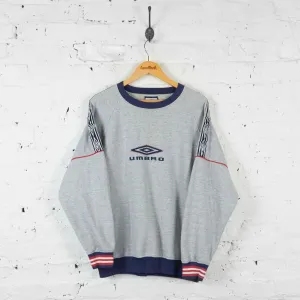 Vintage Umbro Sweatshirt - Grey - L