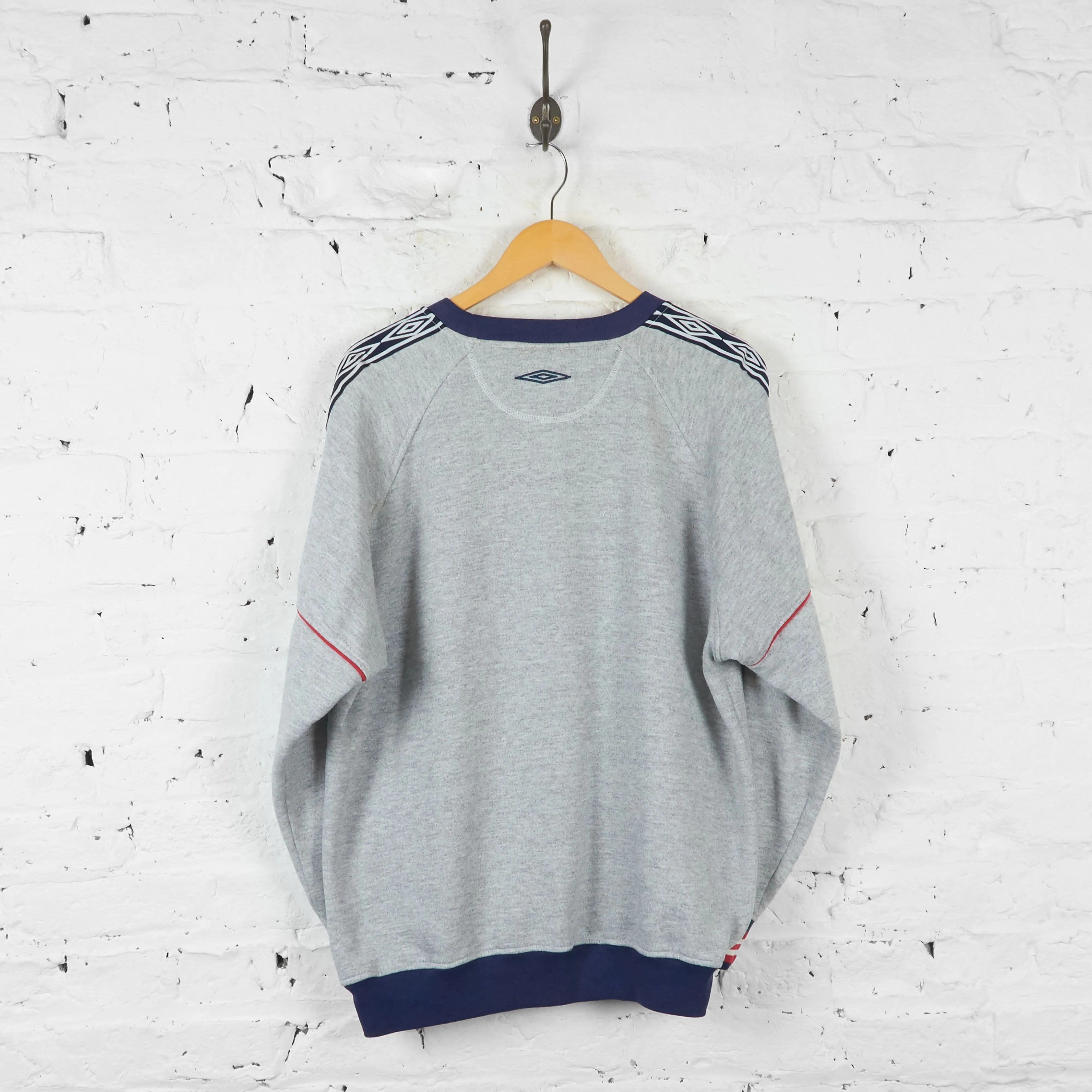 Vintage Umbro Sweatshirt - Grey - L
