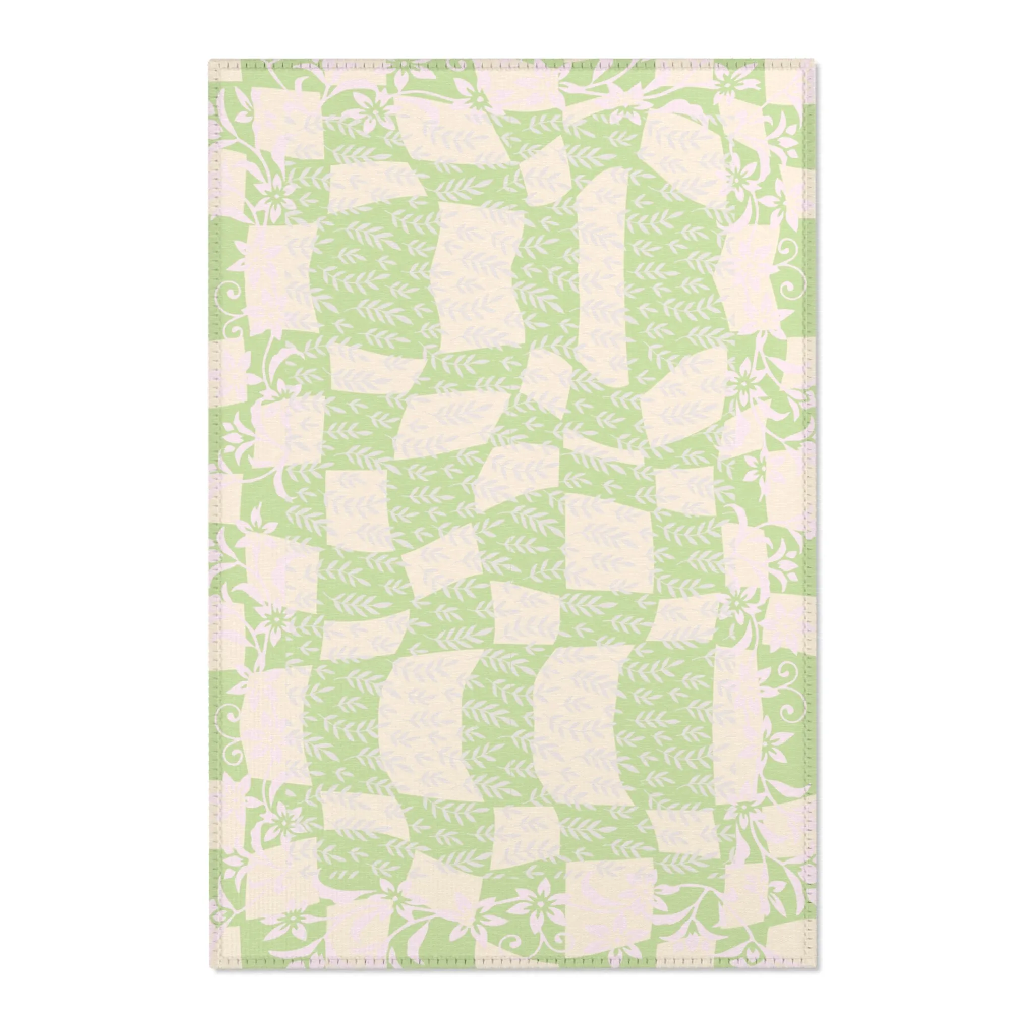 Vintage Wave Geometric Area Rug