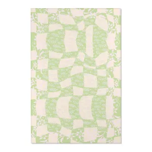 Vintage Wave Geometric Area Rug