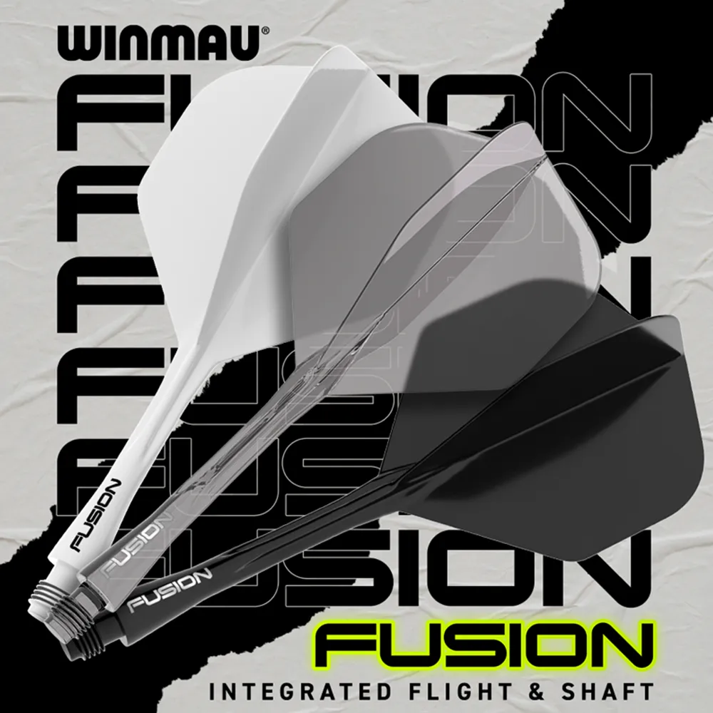 Winmau Fusion Integrated Black Flight & Shaft
