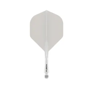 Winmau Fusion Integrated White Flight & Shaft