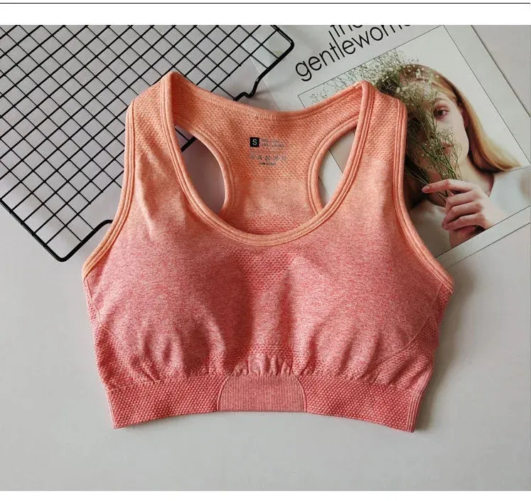 Women's Ombre Yoga Sports Bra