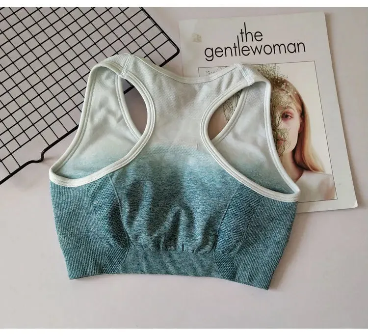 Women's Ombre Yoga Sports Bra