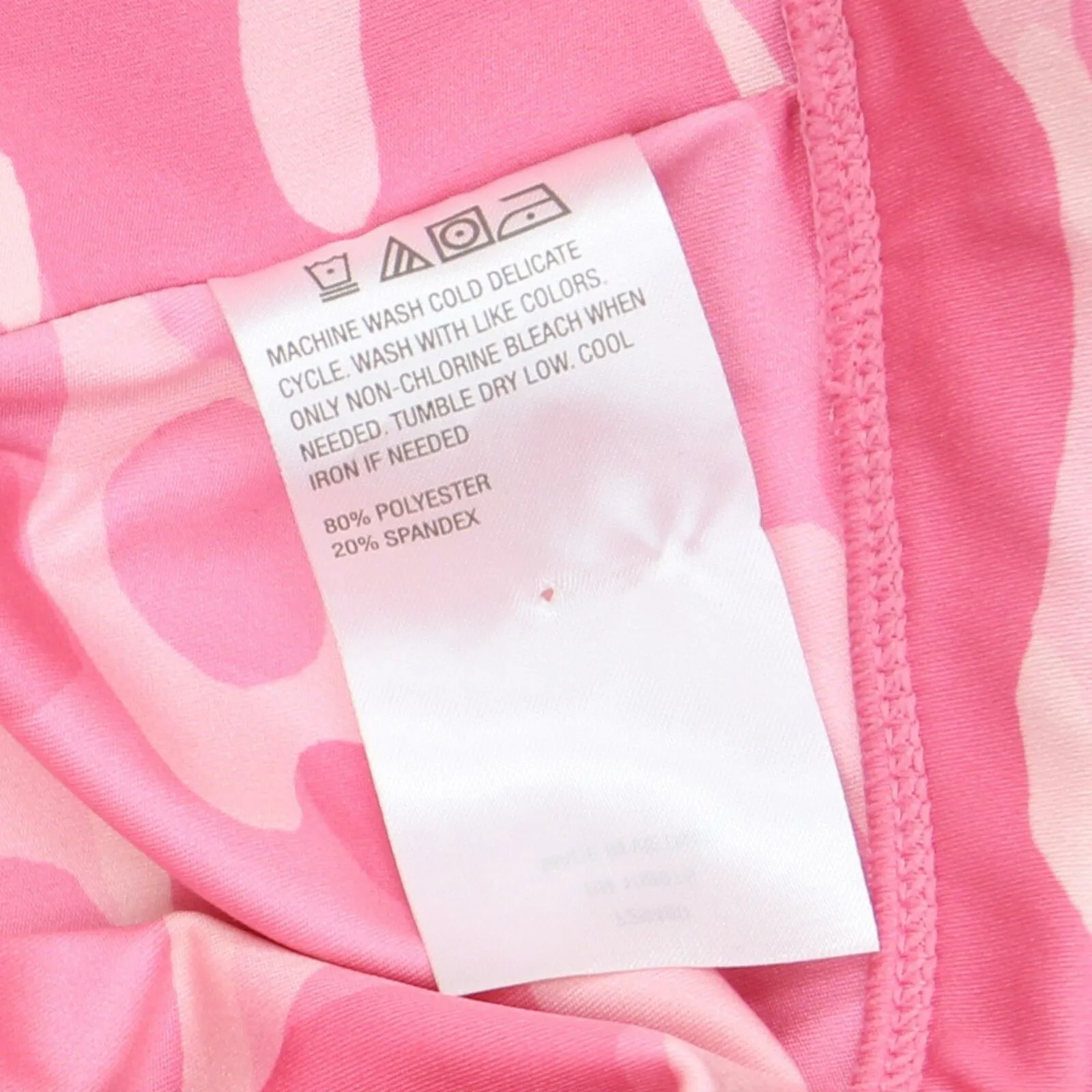 WVVY Power Core Knit Lace Up Sports Bra Prism Pink Camo 1X