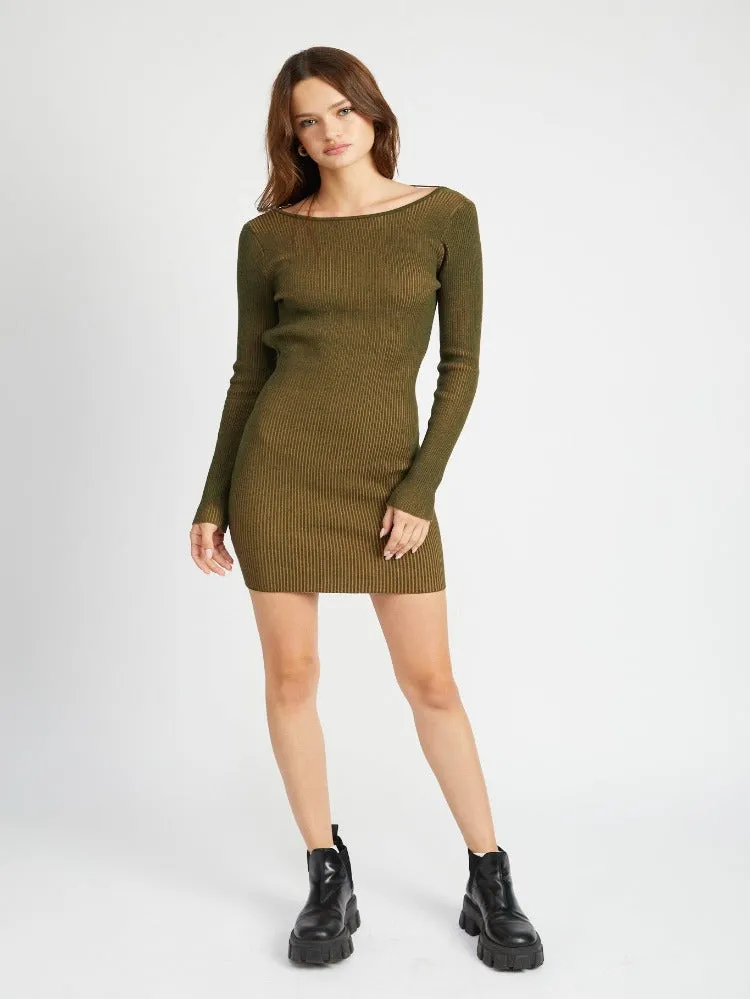 Yana Open Back Mini Dress